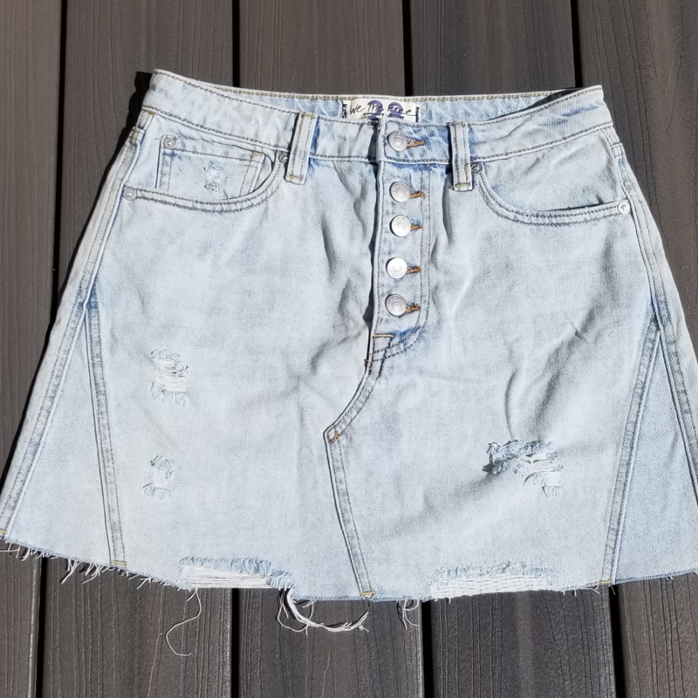 Free People We The Free denim skirt size 28